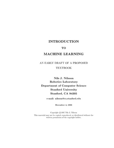 Cover for The mathematical foundationsof learning machines