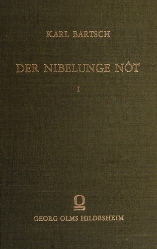 Cover for Der Nibelunge Nôt.