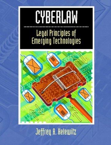 Cover for Cyberlaw