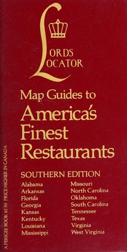 Cover for Lords locator for fine restaurants