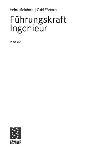 Cover for Fhrungskraft ingenieur