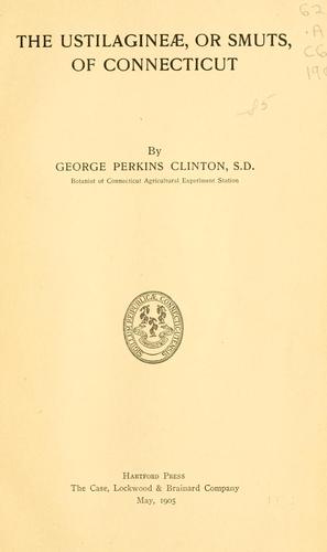 Cover for The Ustilagineæ