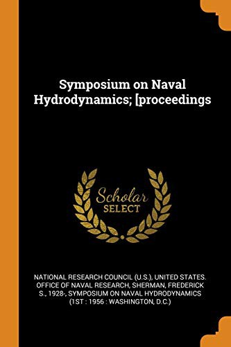 Cover for Symposium on Naval Hydrodynamics; [proceedings