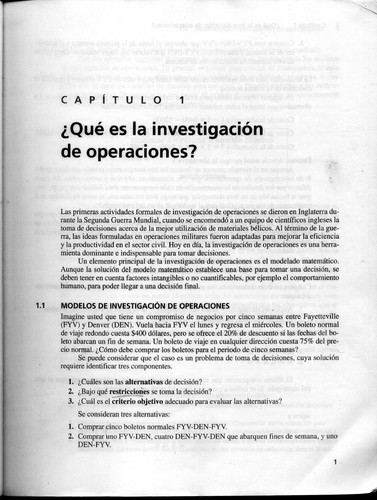 Cover for Investigacion de operaciones