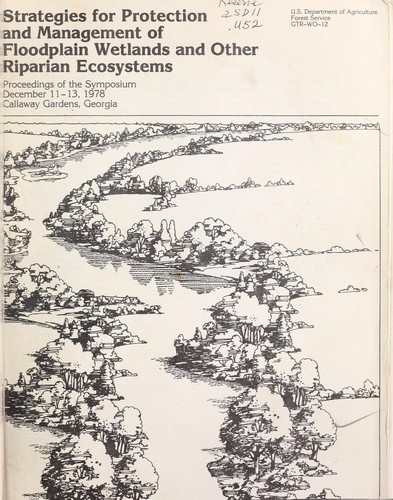 Cover for Strategies for protection and management of floodplain wetlands and other riparian ecosystems