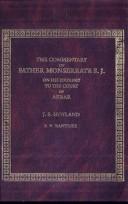 Cover for Commentary of Father Monserrate S.J.on His Journey to the Court of Akbar