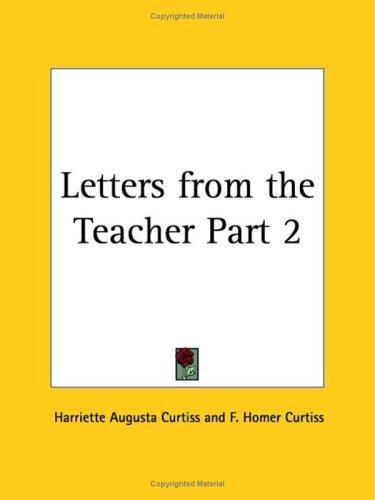 Cover for Letters from the Teacher, Part 2