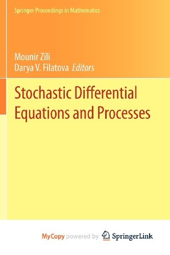 Cover for Stochastic Differential Equations and Processes