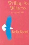 Cover for Writing As Witness