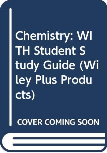 Cover for Chemistry (Wiley Plus Products)