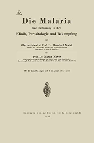 Cover for Die Malaria