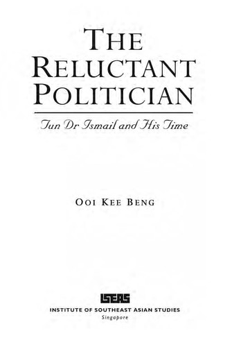 Cover for The reluctant politician