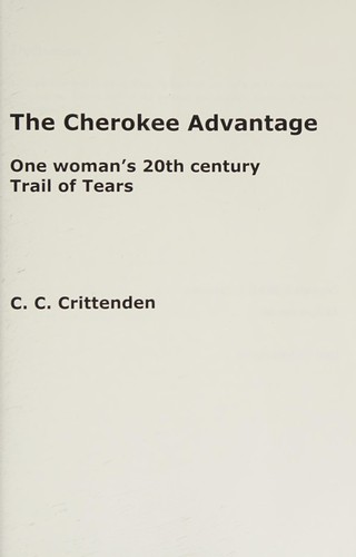 Cover for Cherokee Advantage