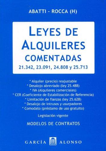 Cover for Leyes de Alquileres Comentadas