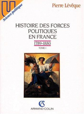 Cover for Histoire des forces politiques en France