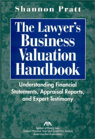 Cover for The lawyer's business valuation handbook