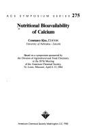 Cover for Nutritional bioavailability of calcium