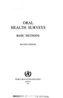 Cover for Oral health surveys