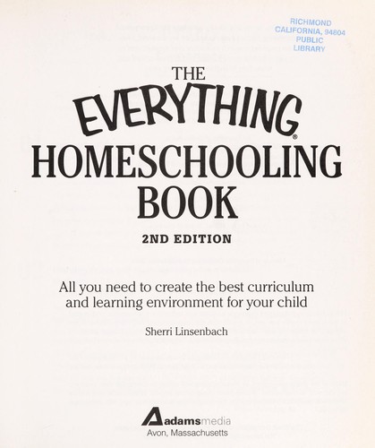 Cover for The everything homeschooling book