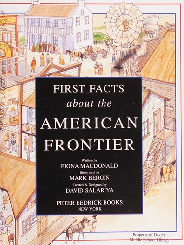 Cover for First facts about the American frontier