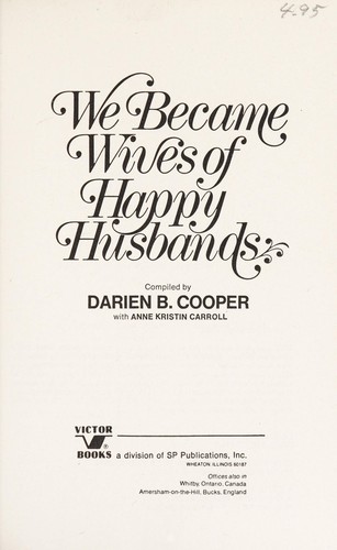 Cover for We became wives of happy husbands