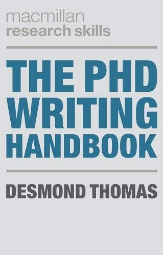 Cover for The PhD Writing Handbook (Macmillan Research Skills)