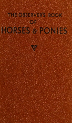 Cover for The observer's book of horses and ponies (The Observer's pocket series)