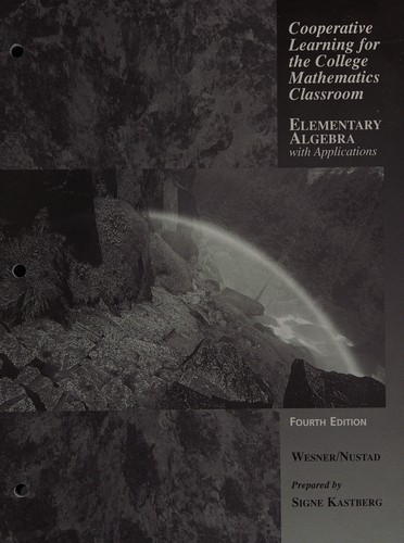 Cover for Cooperative Learning for the Colleg
