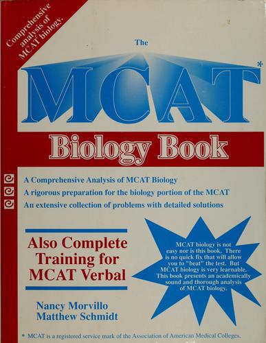 Cover for The MCAT biology book