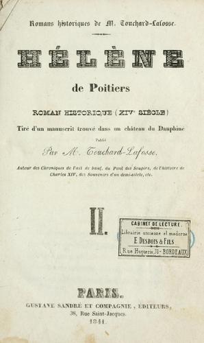 Cover for Hélène de Poitiers