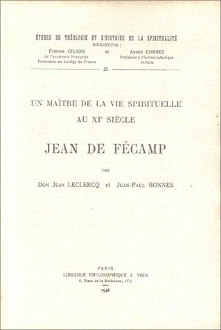 Cover for Un maître de la vie spirituelle au XIe siècle 