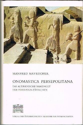 Cover for Onomastica Persepolitana