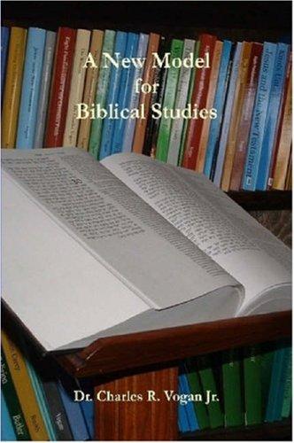 Cover for A New Model For Biblical Studies