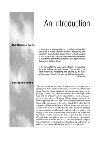 Cover for Strategic Sports Event Management