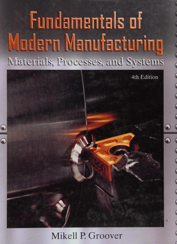 Cover for Fundamentals of modern manufacturing