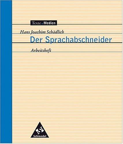 Cover for Der Sprachabschneider. Arbeitsheft.
