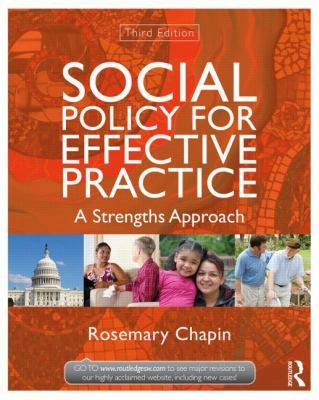 Cover for Social Policy For Effective Practice A Strengths Approach