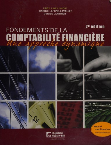 Cover for Fondements de la comptabilité financière