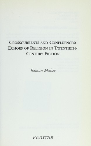 Cover for Crosscurrents and confluences
