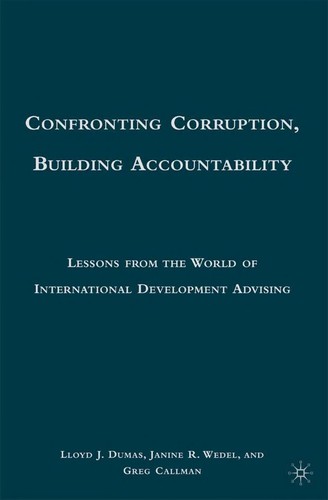 Cover for Confronting corruption, building accountability
