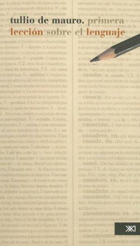 Cover for Primera Leccion Sobre el Lenguaje