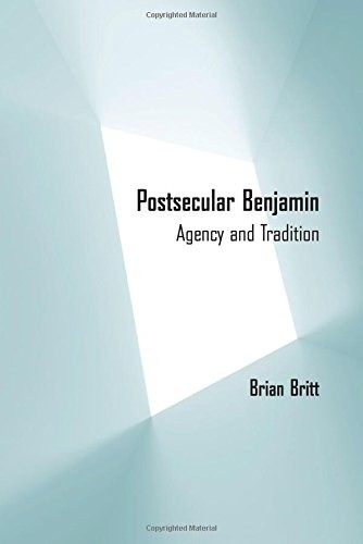 Cover for Postsecular Benjamin