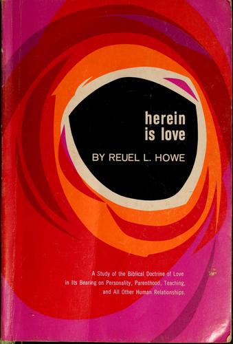 Cover for Herein is love