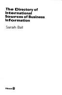 Cover for The directory of international sources of business information