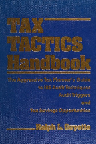 Cover for Tax tactics handbook