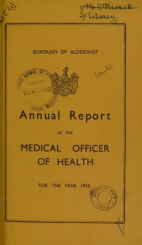 Cover for [Report 1958]