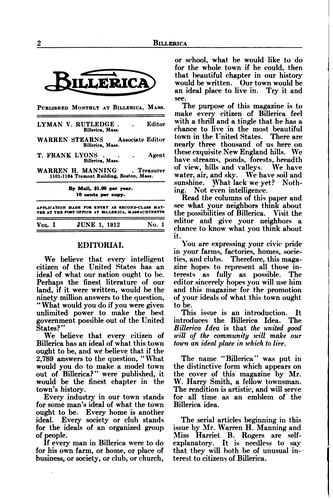 Cover for Billerica [Massachusetts] Garden Suburb