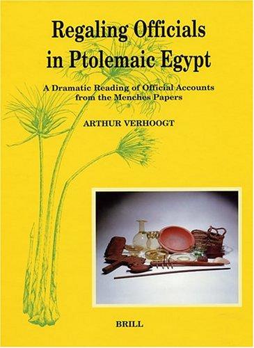 Cover for Regaling officials in Ptolemaic Egypt