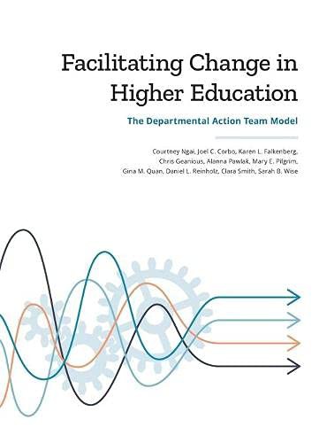 Cover for Facilitating Change in Higher Education