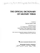 Cover for The Official Dictionary of Military Terms